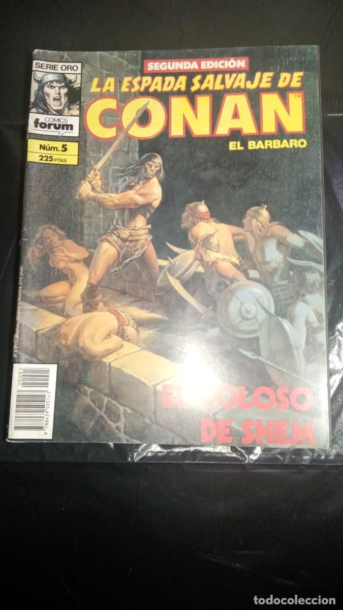 C&oacute;mics: LA ESPADA SALVAJE DE CONAN N&deg; 5 segunda edicion FORUM - Foto 1