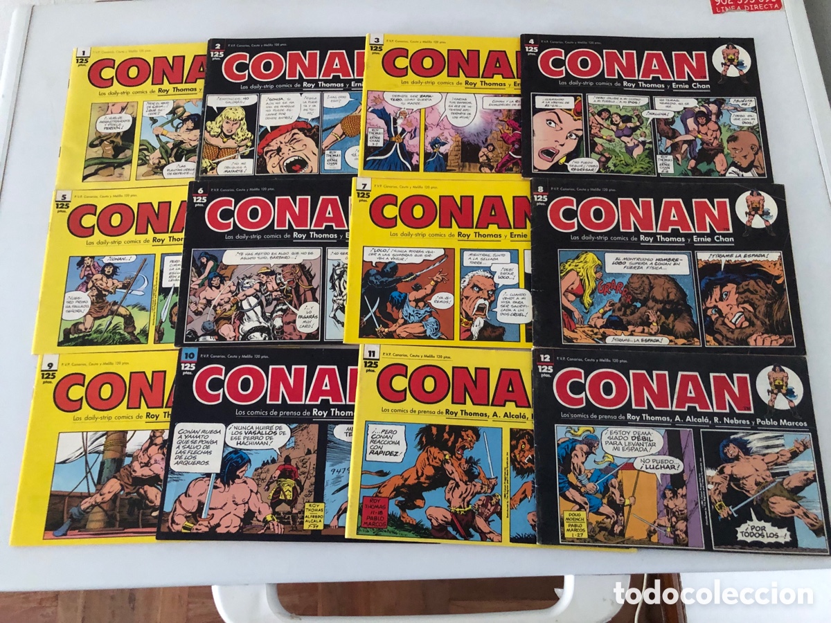 C&oacute;mics: Conan Los Daily Strip 12 N&uacute;meros Completa Comics Forum - Foto 1