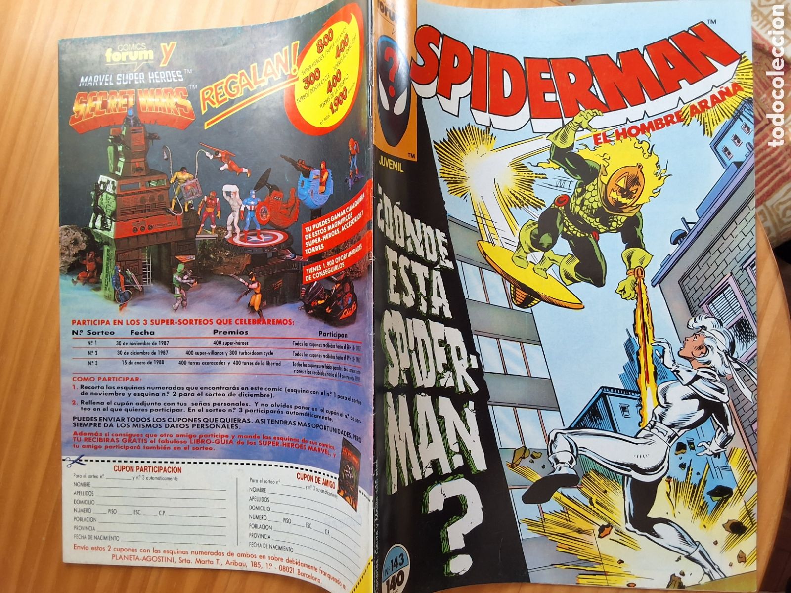 C&oacute;mics: Spiderman forum grapa numero 143 - Foto 1