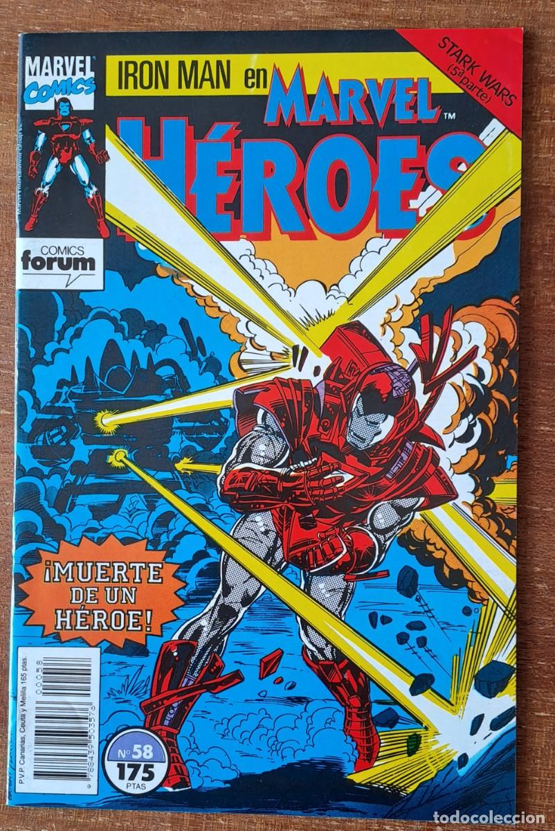 C&oacute;mics: MARVEL HEROES N&ordm; 54 A 62 FORUM IRON MAN, EXCALIBUR, DARKHAWK - Foto 9