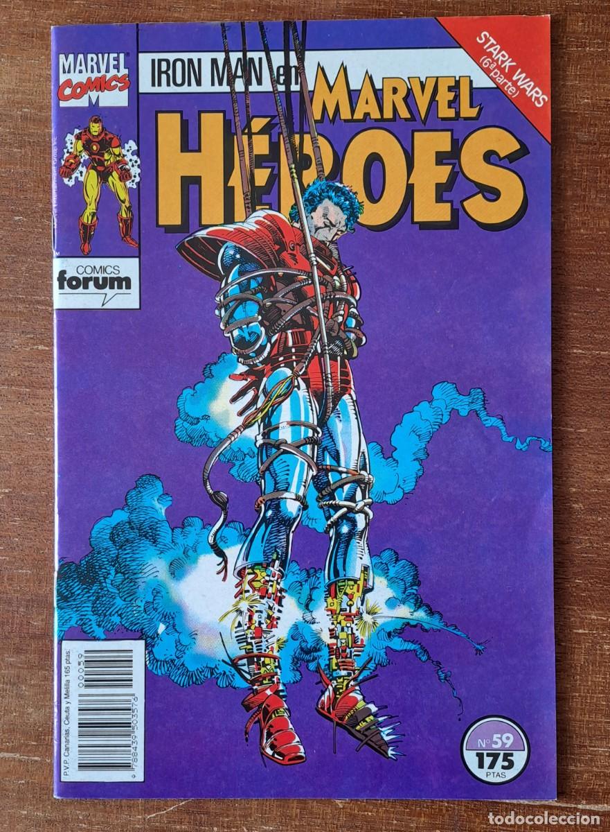 C&oacute;mics: MARVEL HEROES N&ordm; 54 A 62 FORUM IRON MAN, EXCALIBUR, DARKHAWK - Foto 11