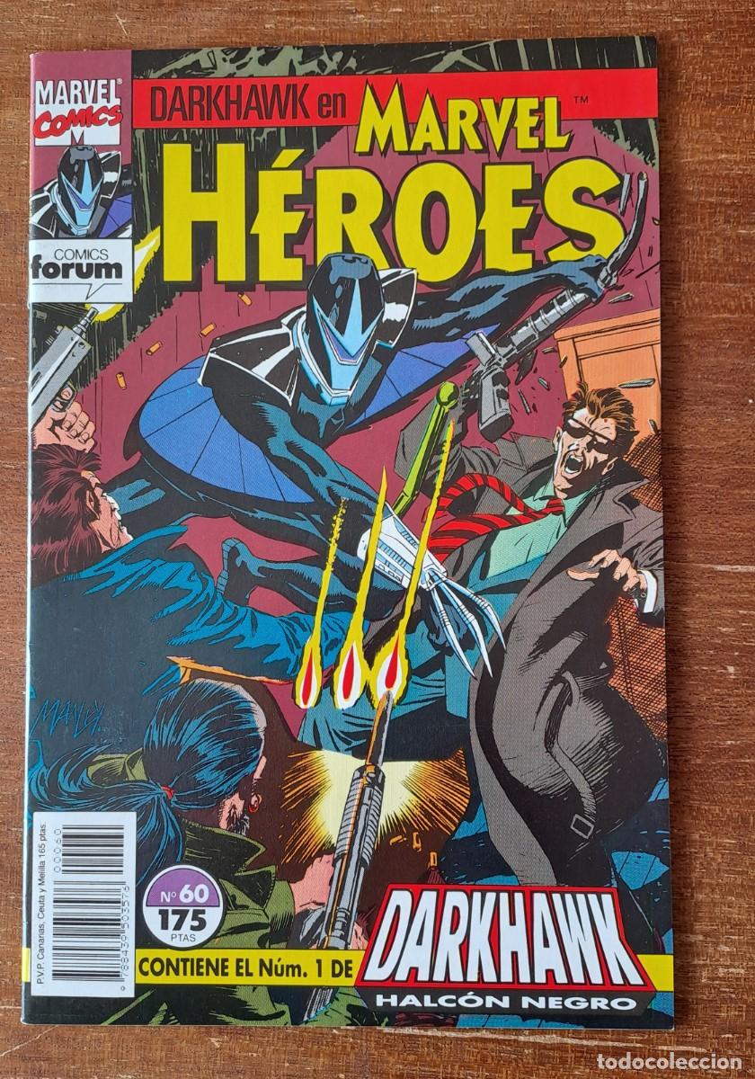 C&oacute;mics: MARVEL HEROES N&ordm; 54 A 62 FORUM IRON MAN, EXCALIBUR, DARKHAWK - Foto 13