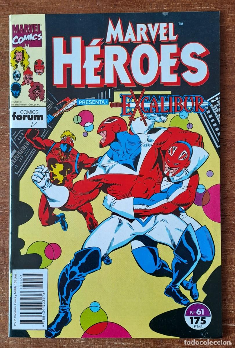 C&oacute;mics: MARVEL HEROES N&ordm; 54 A 62 FORUM IRON MAN, EXCALIBUR, DARKHAWK - Foto 15
