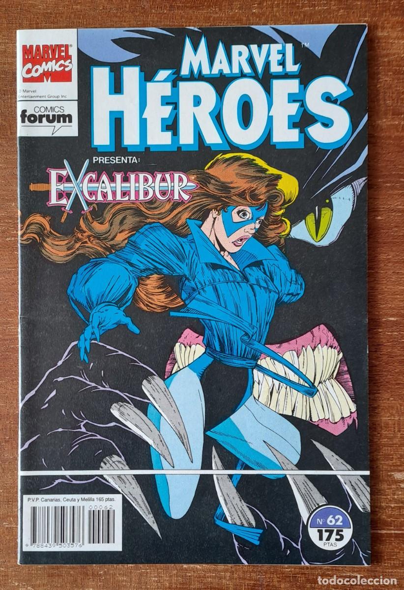 C&oacute;mics: MARVEL HEROES N&ordm; 54 A 62 FORUM IRON MAN, EXCALIBUR, DARKHAWK - Foto 17