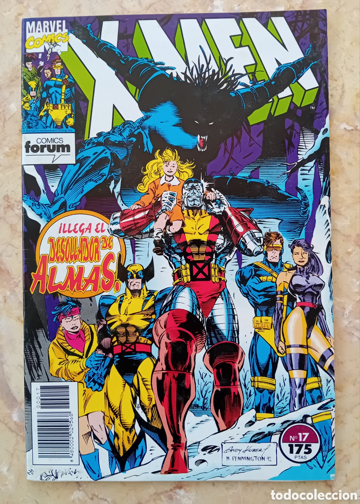 C&oacute;mics: COMIC A&Ntilde;OS 90 X-MEN vol. 1 - N&uacute;mero 17 - COMICS FORUM - Foto 1