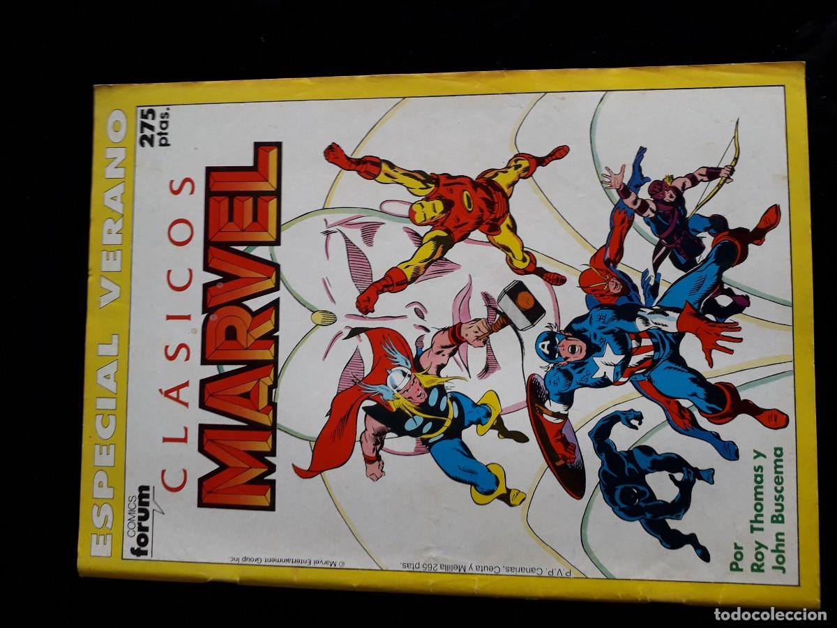 C&oacute;mics: clasicos marvel a&ntilde;o 1980 con poster central - Foto 1