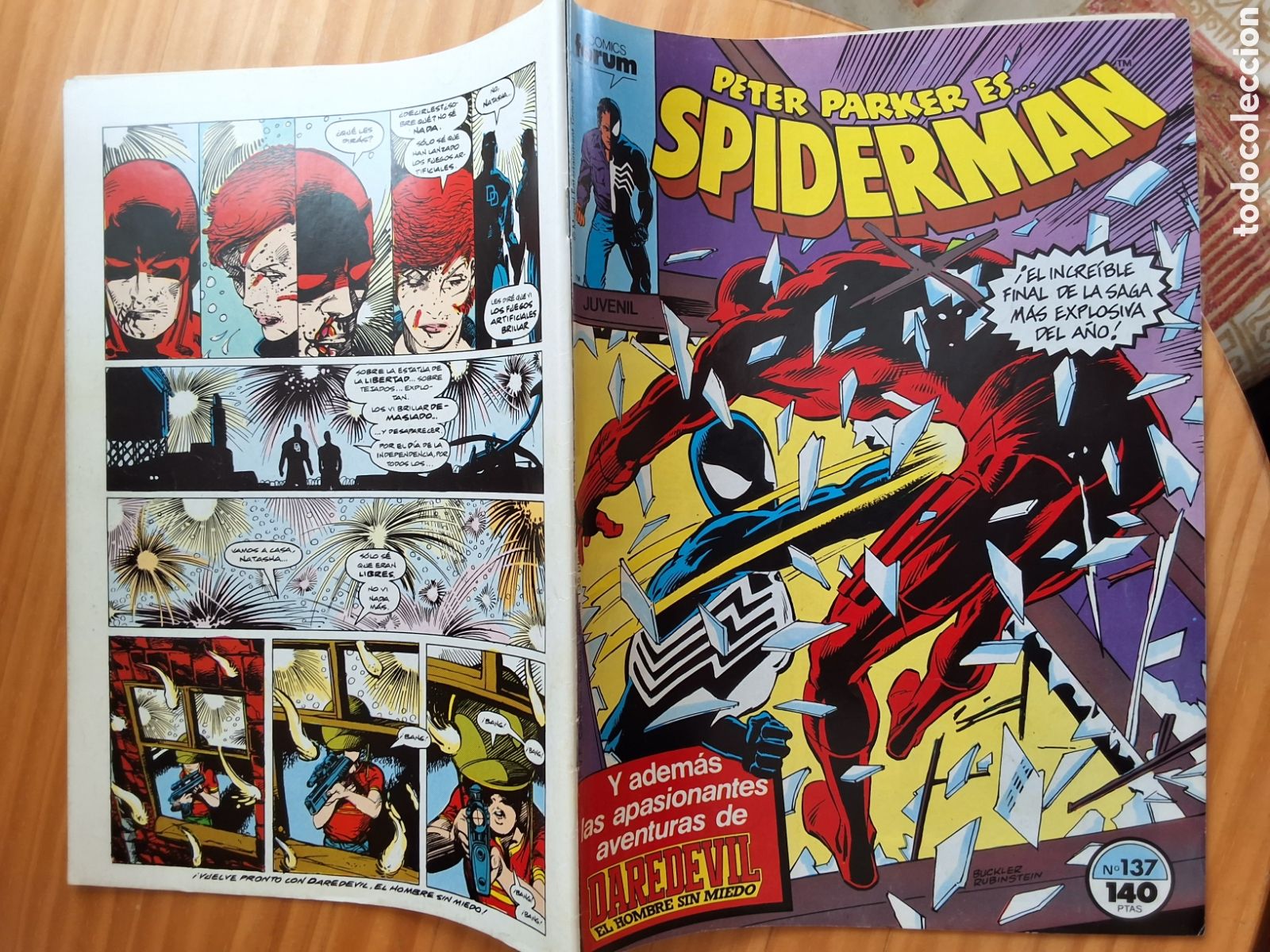 C&oacute;mics: Spiderman forum grapa numero 137 y daredevil - Foto 1