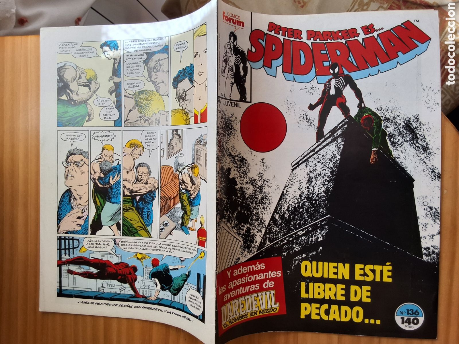 C&oacute;mics: Spiderman forum grapa numero 136 y daredevil - Foto 1