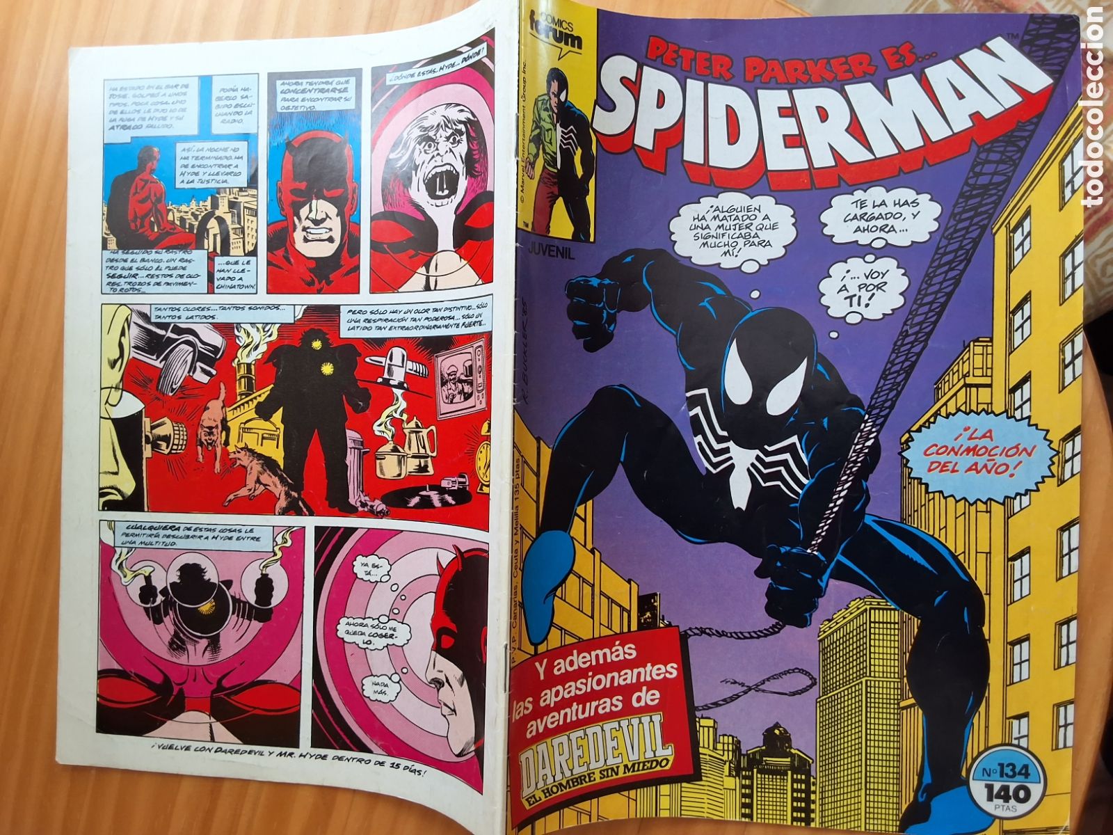 C&oacute;mics: Spiderman forum grapa numero 134 y daredevil - Foto 1