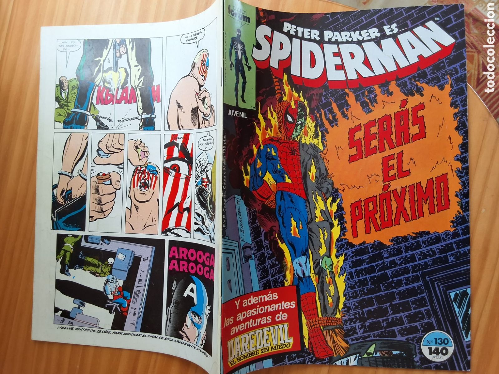 C&oacute;mics: Spiderman forum grapa numero 130 y daredevil - Foto 1