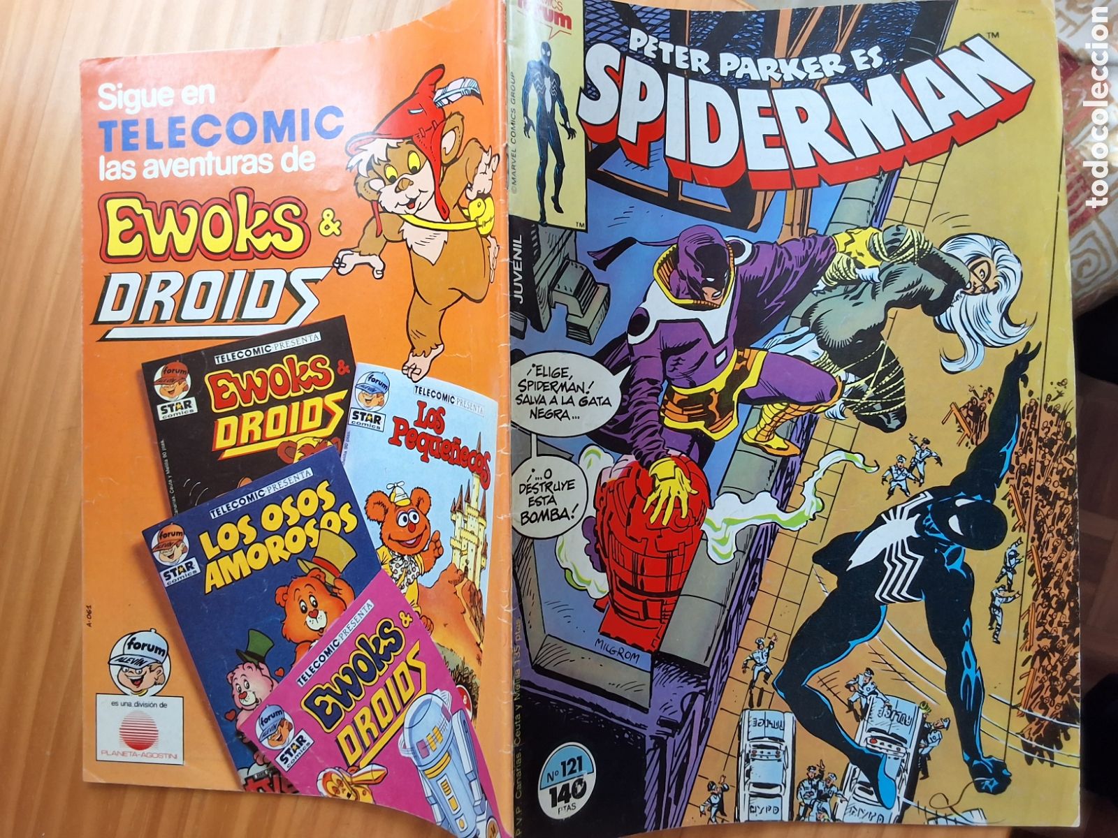 C&oacute;mics: Spiderman forum grapa numero 121 y daredevil - Foto 1