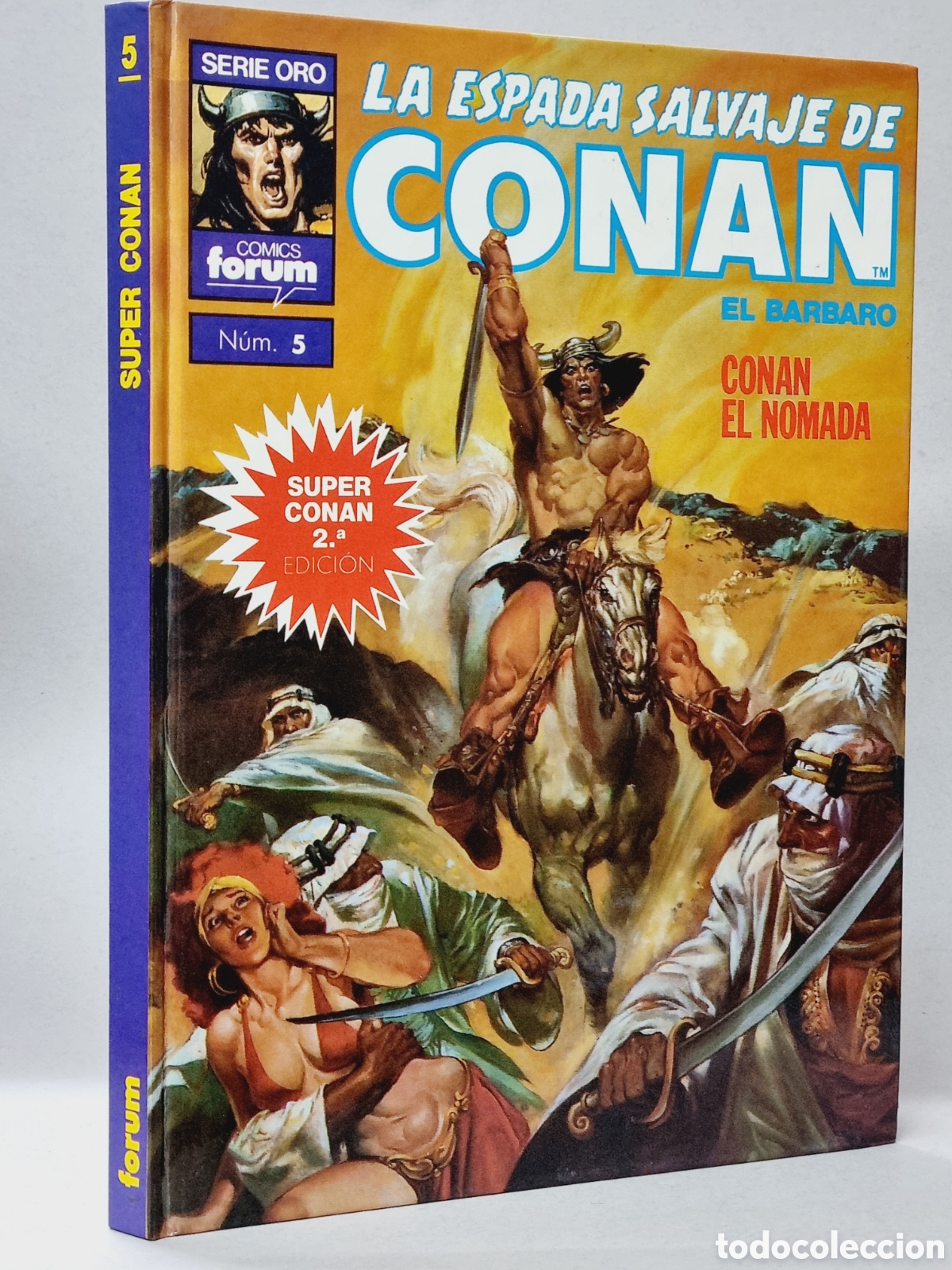 C&oacute;mics: EXCELENTE ESTADO SUPER CONAN 5 EL NOMADA SEGUNDA COMICS FORUM - Foto 1
