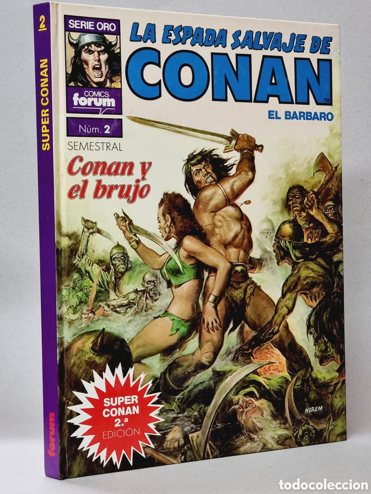 C&oacute;mics: EXCELENTE ESTADO SUPER CONAN 2 Y EL BRUJO SEGUNDA COMICS FORUM - Foto 1