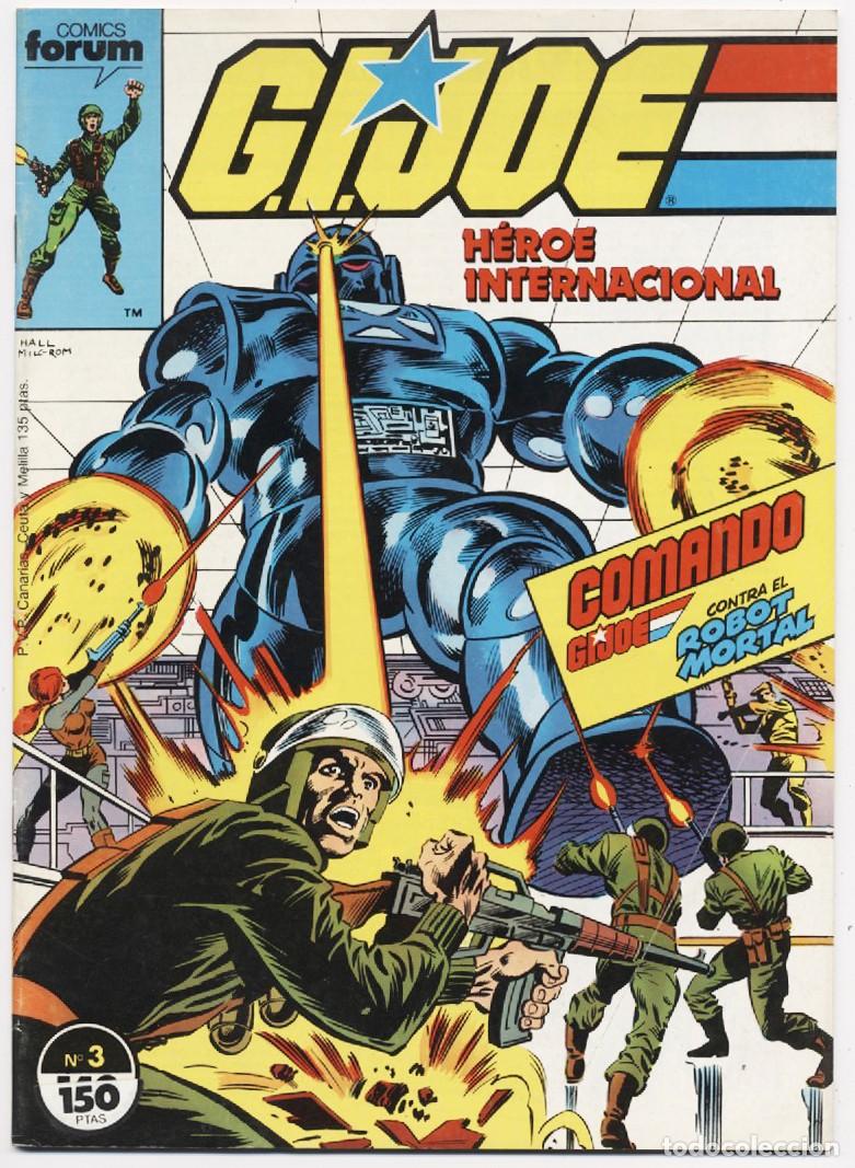 C&oacute;mics: COMIC COMANDO GIJOE N&ordm; 3 FORUM MARVEL COMICS 1987 BUEN ESTADO - Foto 1