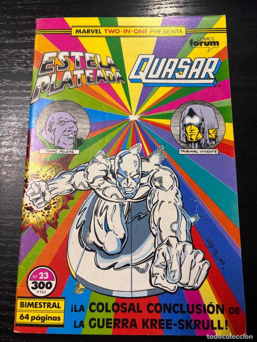 C&oacute;mics: ESTELA PLATEADA. QUASAR. N&ordm; 23.- &iexcl;NADA! COMICS FORUM. - Foto 1