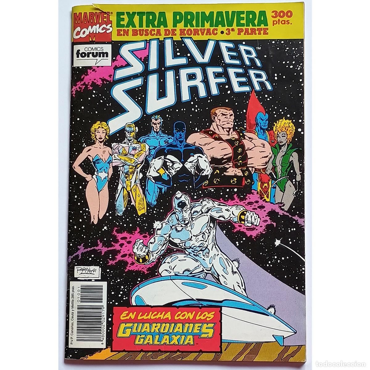 C&oacute;mics: Extra Primavera / Silver Surfer / Marvel / Forum 1992 (Ron Marz & Ron Lim) - Foto 1