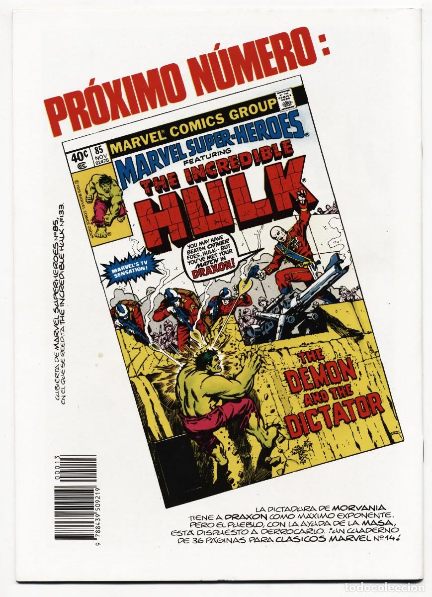 C&oacute;mics: CLASICOS MARVEL N&ordm; 37 &iexcl;LA BATALLA FINAL! COMICS FORUM PLANETA 1991 EXCELENTE - Foto 10