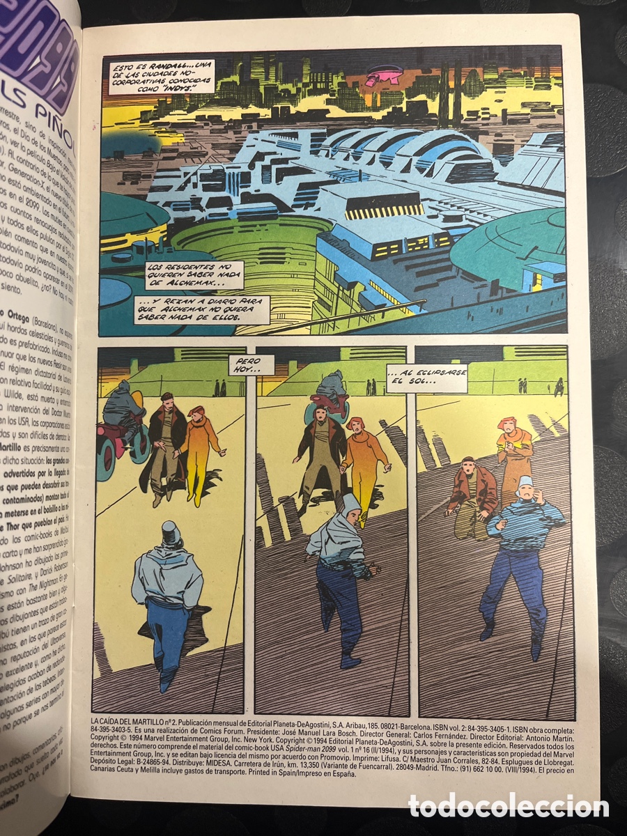 C&oacute;mics: 2098 N.2 LA CA&Iacute;DA DEL MARTILLO ( 1994 ) - Foto 3