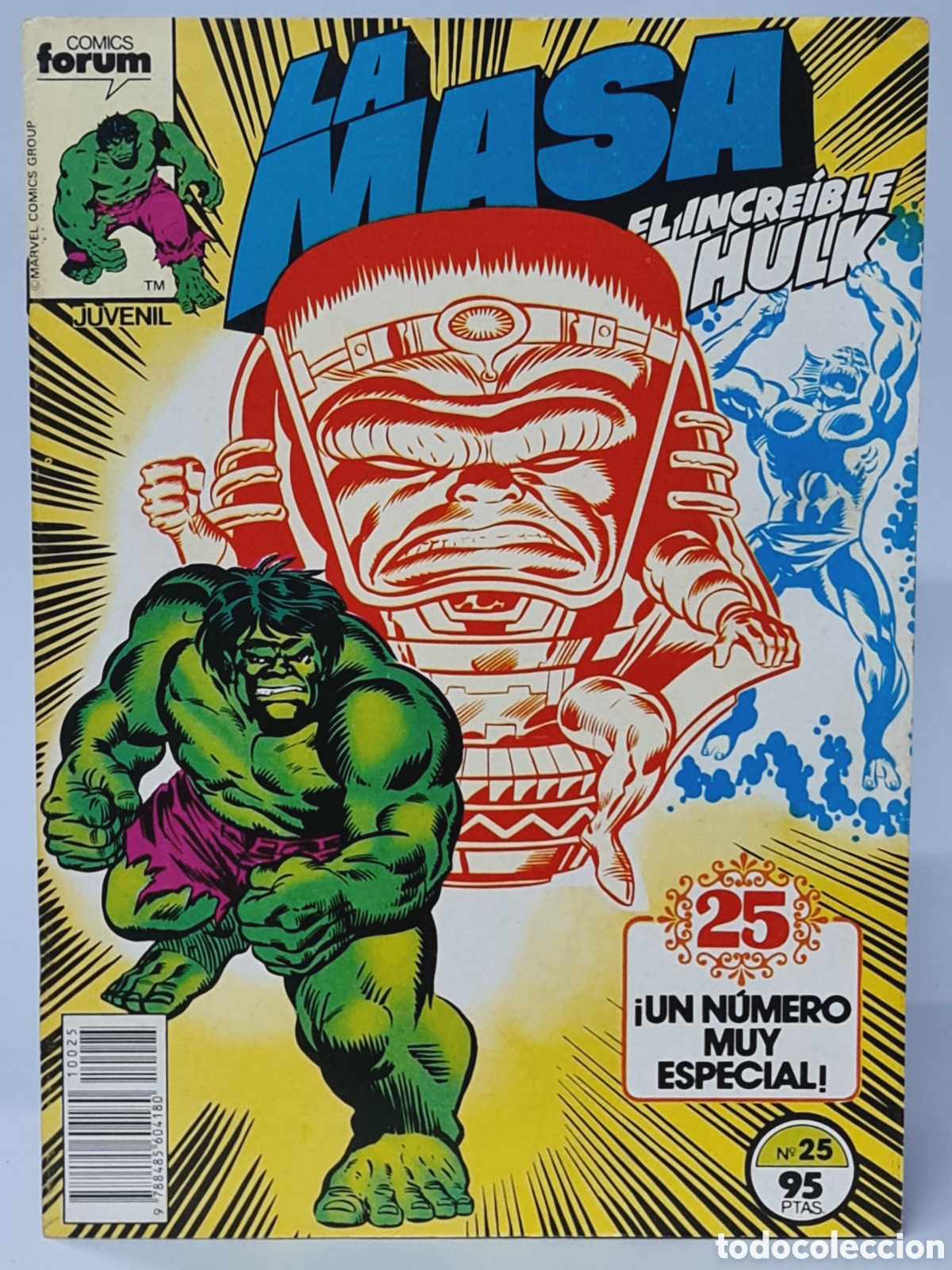 C&oacute;mics: MUY BUEN ESTADO LA MASA 25 MARVEL HULK COMICS FORUM - Foto 1
