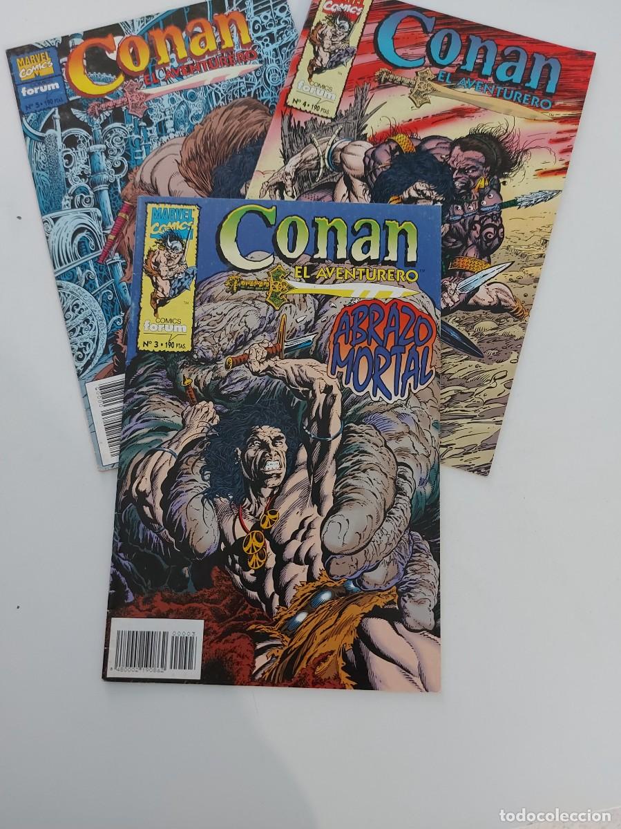 C&oacute;mics: LOTE CONAN EL AVENTURERO. 3 EJEMPLARES (DE 14). GRAPA. FORUM. MARVEL. 1995. - Foto 1