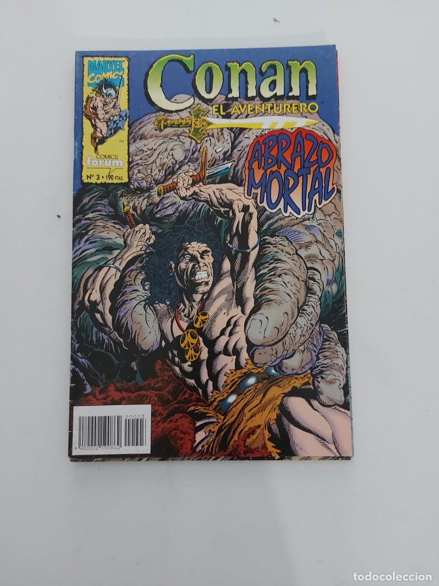 C&oacute;mics: LOTE CONAN EL AVENTURERO. 3 EJEMPLARES (DE 14). GRAPA. FORUM. MARVEL. 1995. - Foto 2