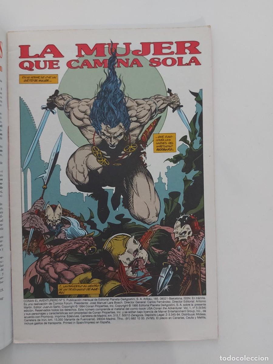 C&oacute;mics: LOTE CONAN EL AVENTURERO. 3 EJEMPLARES (DE 14). GRAPA. FORUM. MARVEL. 1995. - Foto 12