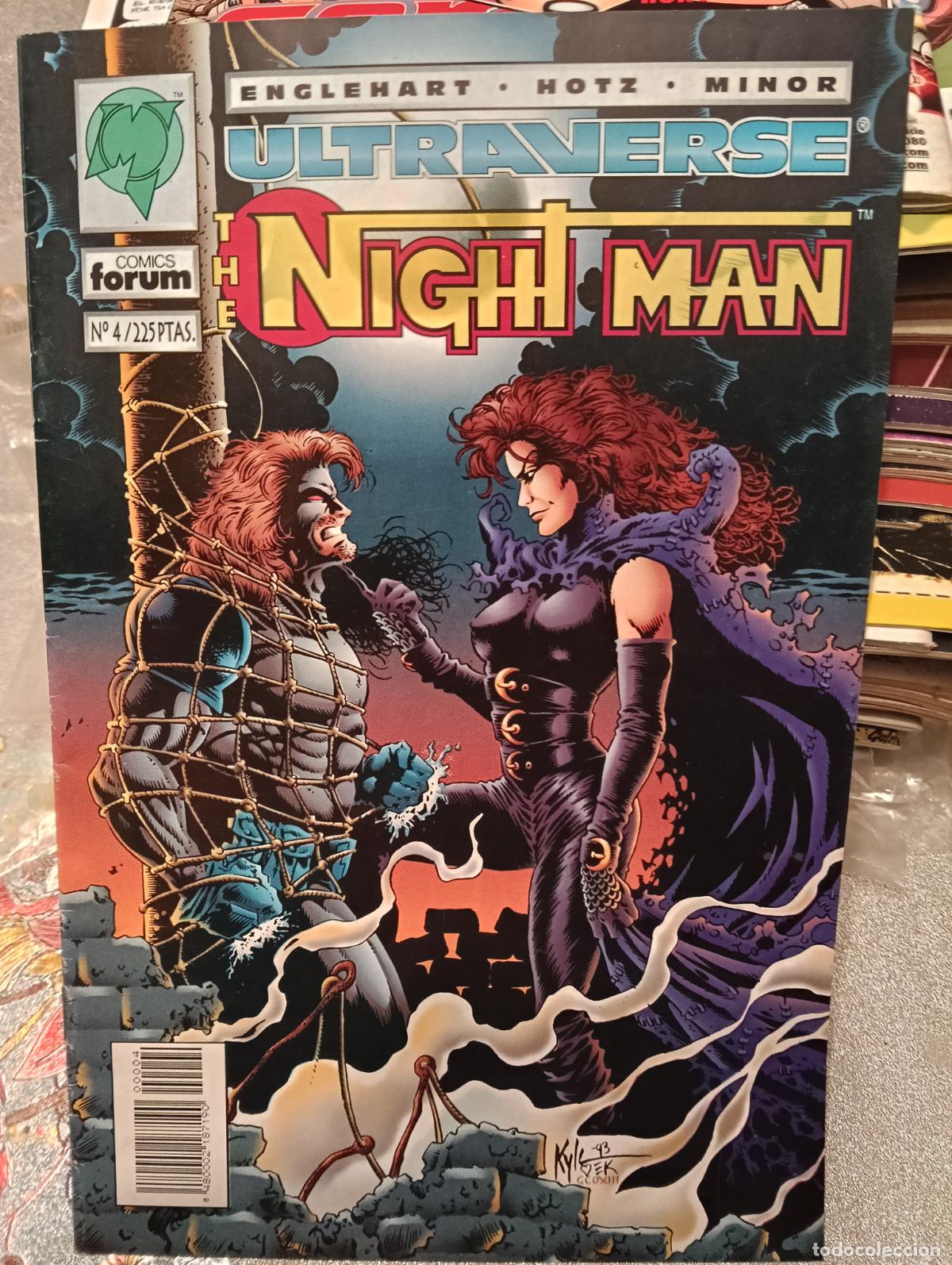 C&oacute;mics: The Night Man. n. 4. . Comics Forum. Ultraverse - Foto 1
