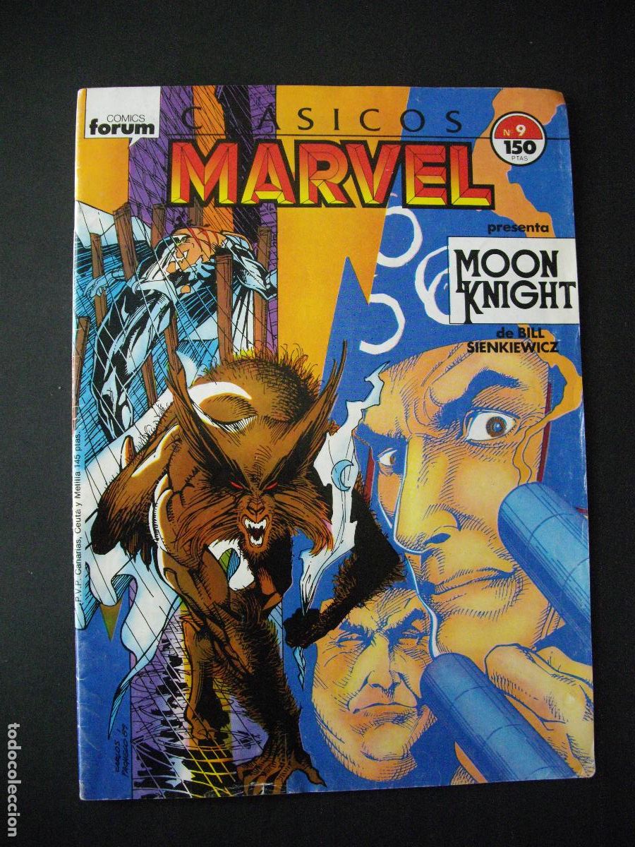 C&oacute;mics: CLASICOS MARVEL CABALLERO LUNA N&ordm; 9 FORUM - Foto 1
