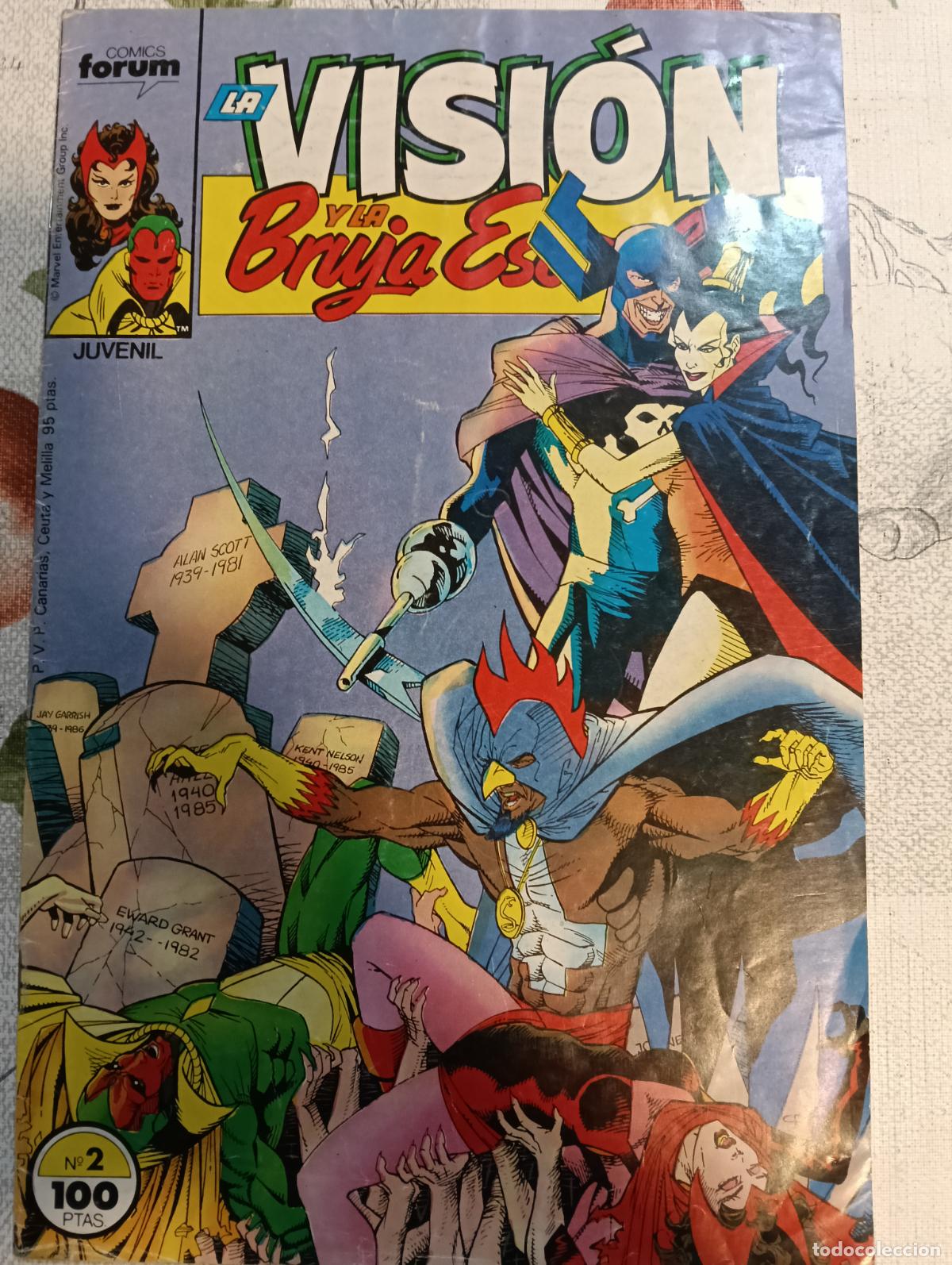 C&oacute;mics: LA VISION Y LA BRUJA ESCARLATA N&ordm; 2 FORUM - Foto 1