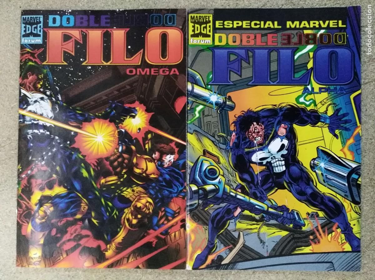 C&oacute;mics: Especial Marvel.Doble Filo.Completa 2 comics.Marvel.Forum - Foto 1