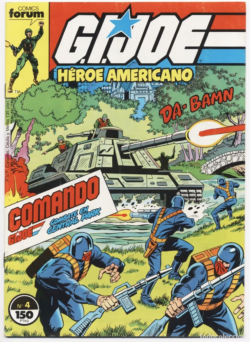 C&oacute;mics: COMIC COMANDO GIJOE N&ordm; 4 FORUM MARVEL COMICS 1987 BUEN ESTADO - Foto 1