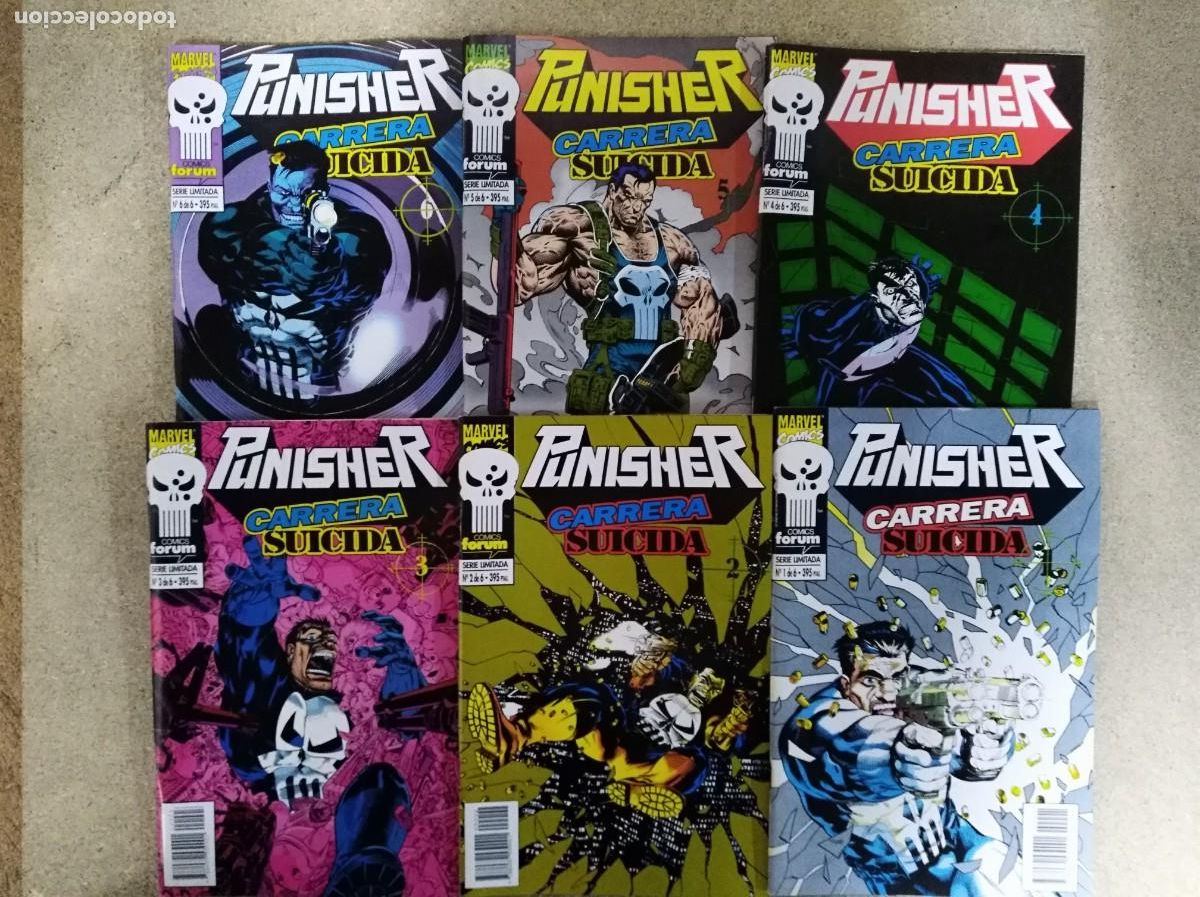 C&oacute;mics: Punisher.Carrera Suicida.Completa.6 Comics.Marvel.Forum - Foto 1