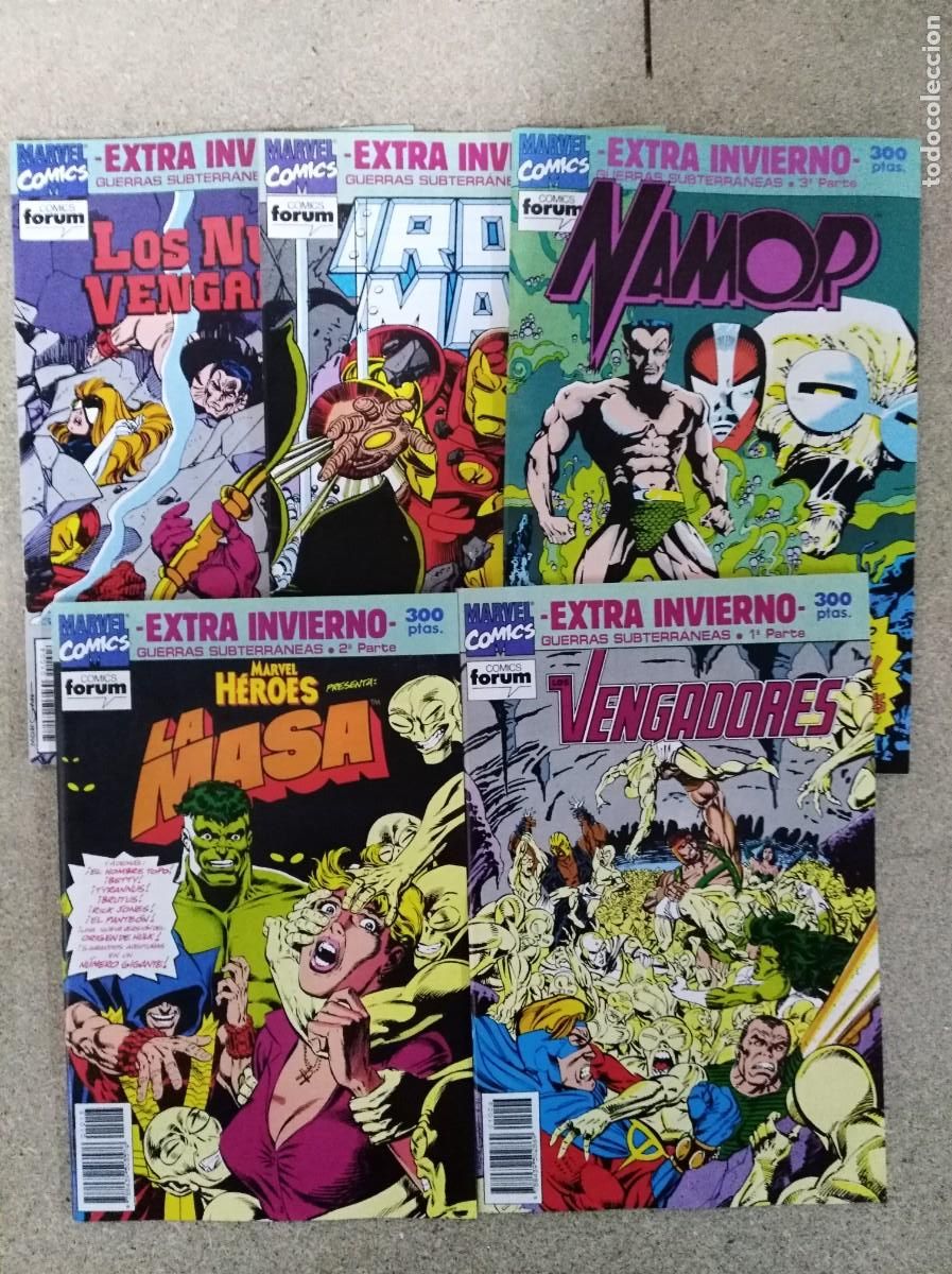 C&oacute;mics: Guerras Subterraneas.Completa 5 comics.Marvel.Forum - Foto 1