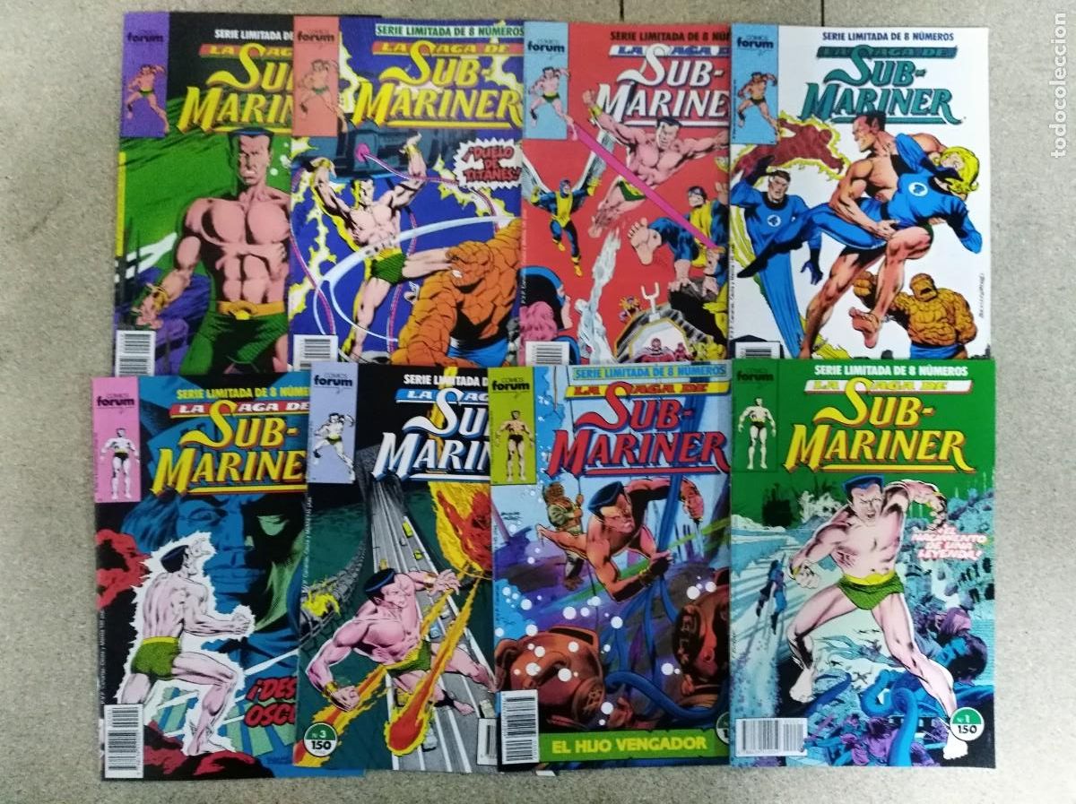 C&oacute;mics: La Saga de Submariner.Serie limitada de 8 numeros.Grapa.Marvel.Forum - Foto 1