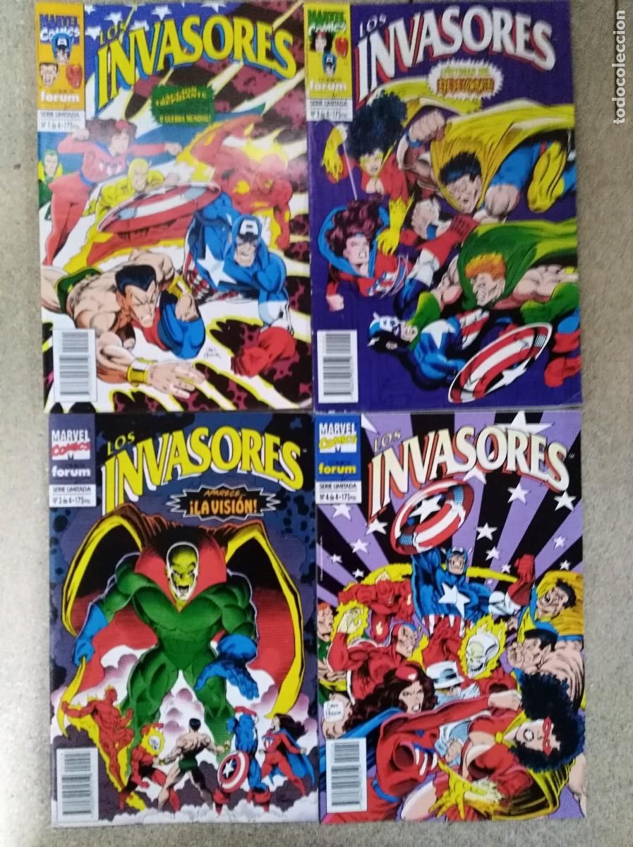 C&oacute;mics: Los invasores.Serie limitada de 4 comics.Marvel.Forum - Foto 1