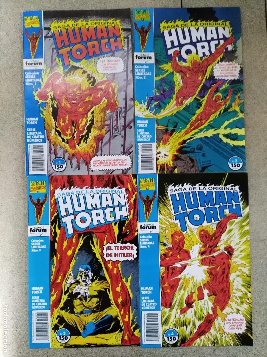 C&oacute;mics: Saga De La Original Human Torch.Completa 4 Comics.Marvel.Forum - Foto 1