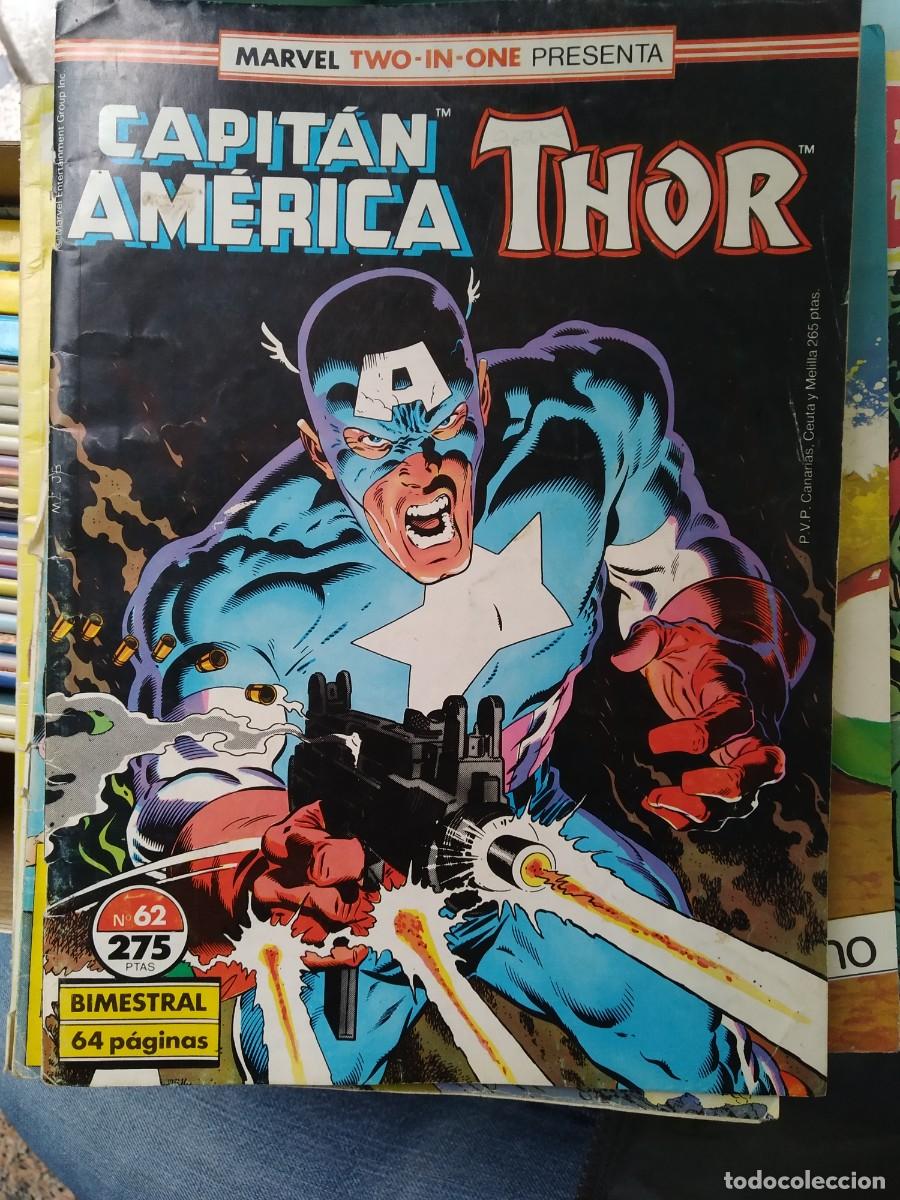 C&oacute;mics: Marvel Two-In-One presenta N&ordm; 62 Capit&aacute;n Am&eacute;rica / Thor - Foto 1