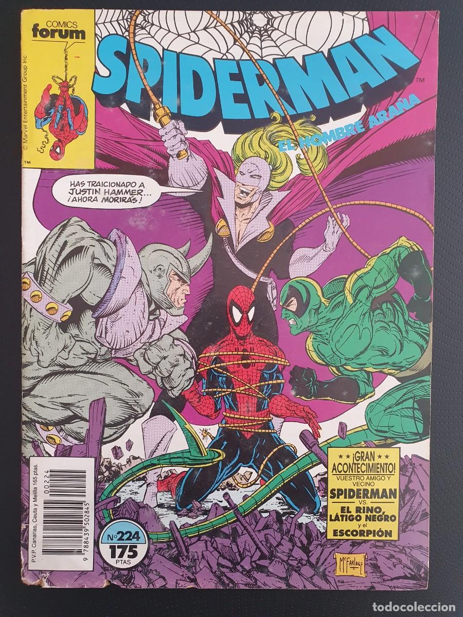 C&oacute;mics: SPIDERMAN N&ordm; 224 COMICS FORUM ENERO 1991 MCFARLANE - Foto 1