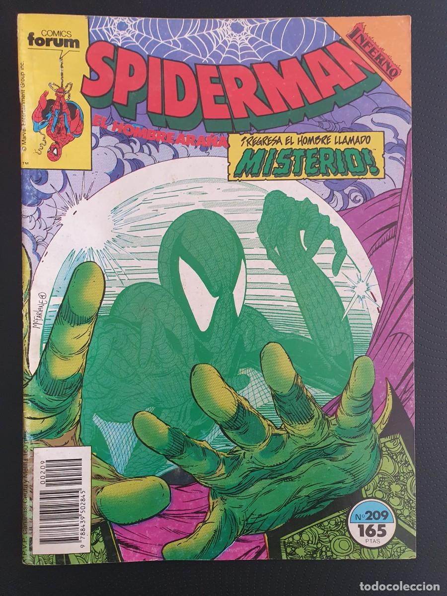C&oacute;mics: SPIDERMAN N&ordm; 209 COMICS FORUM JUNIO 1990 INFERNO MCFARLANE - Foto 1