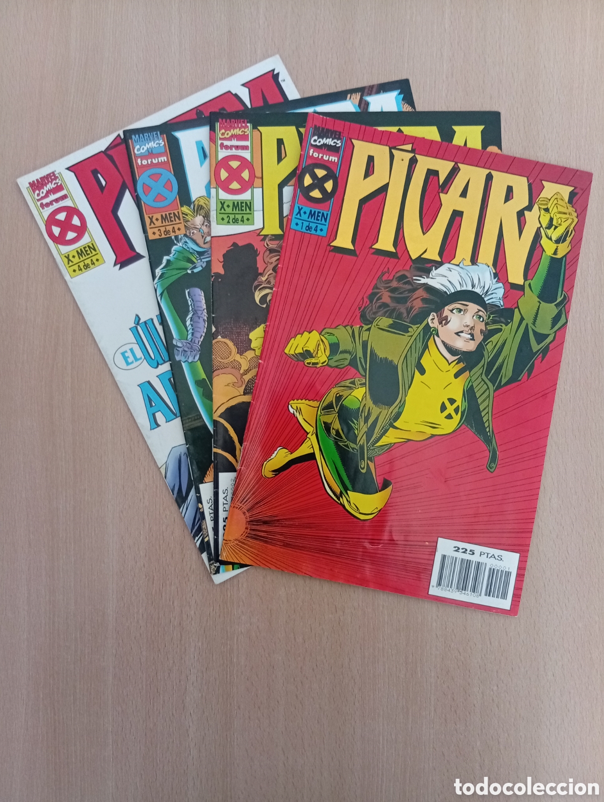 C&oacute;mics: X-MEN / P&Iacute;CARA. N&ordm; 1-2-3-4. - Foto 1