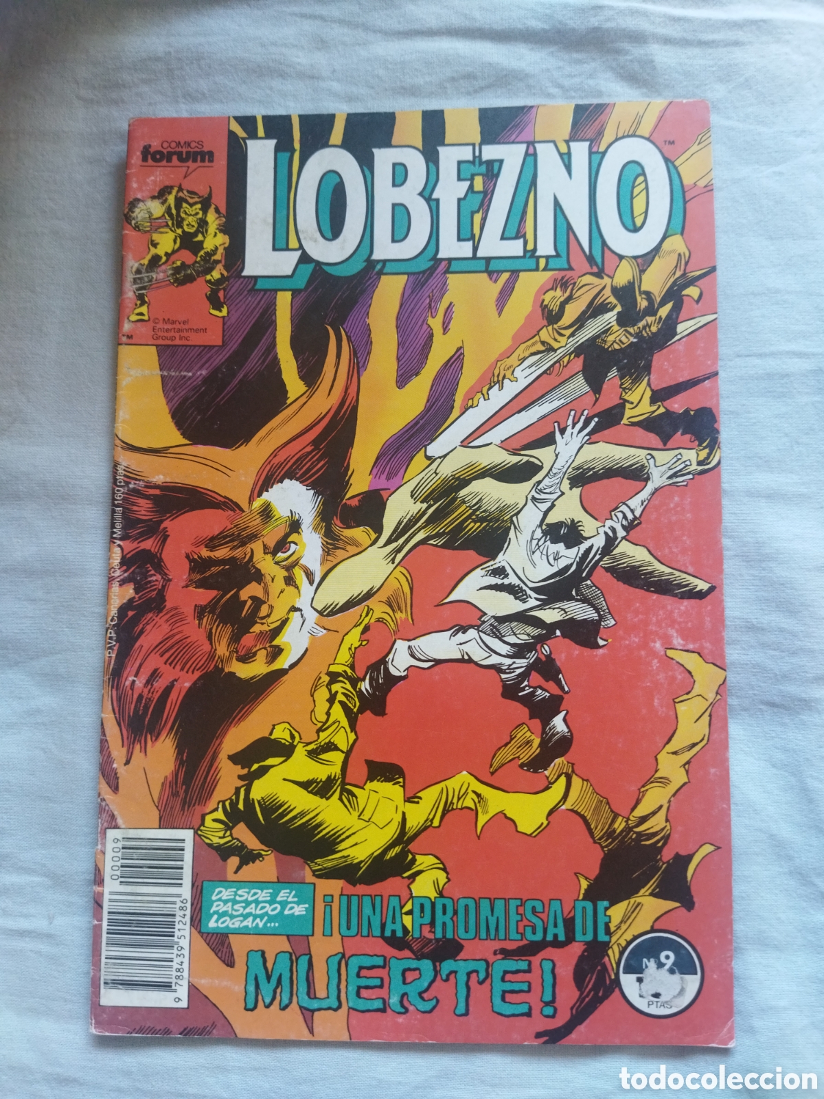 C&oacute;mics: Lobezno Vol-1 n&deg;9. 1990. Marvel // Forum. - Foto 1