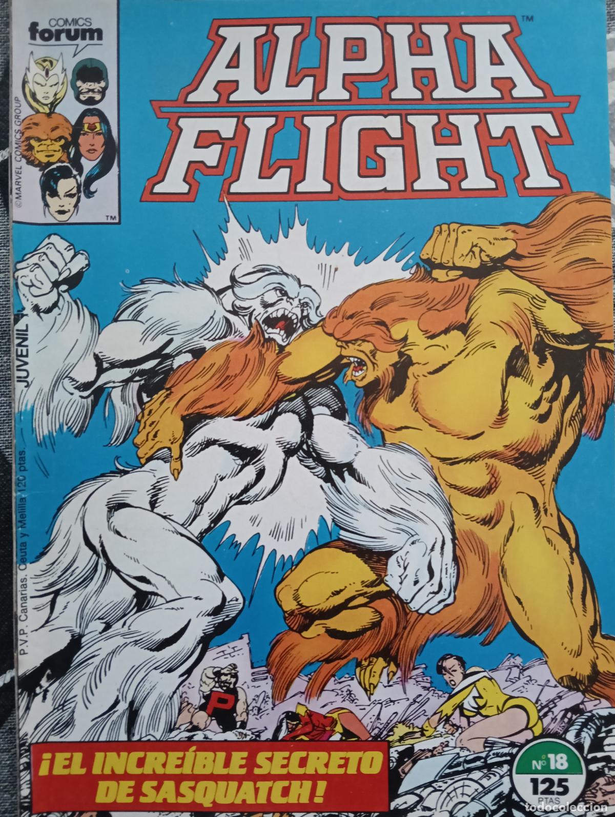 C&oacute;mics: ALPHA FLIGHT N&ordm; 18 Volumen 1 FORUM - Foto 1