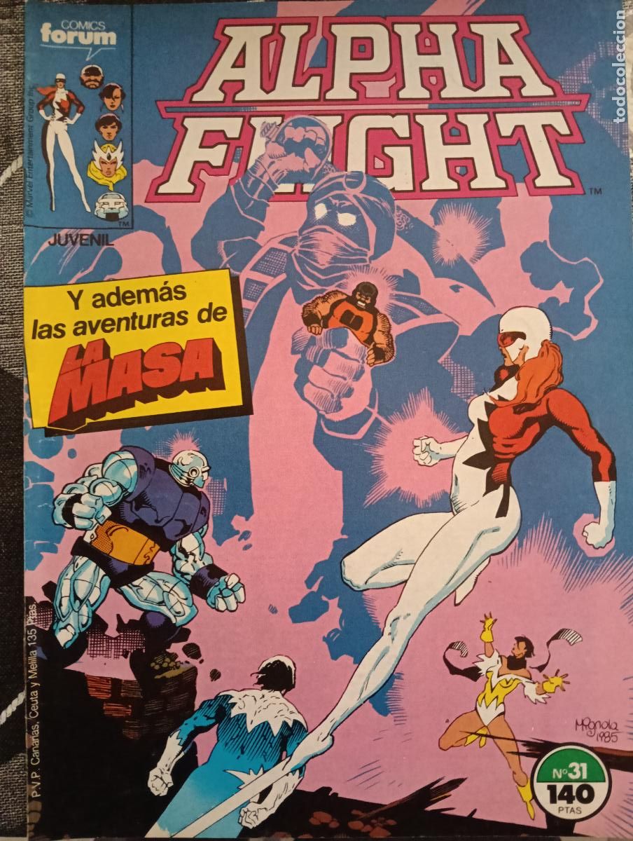 C&oacute;mics: ALPHA FLIGHT N&ordm; 31 Volumen 1 FORUM - Foto 1