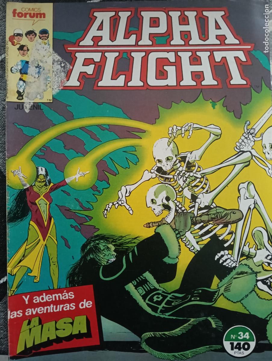C&oacute;mics: ALPHA FLIGHT N&ordm; 34 Volumen 1 FORUM - Foto 1