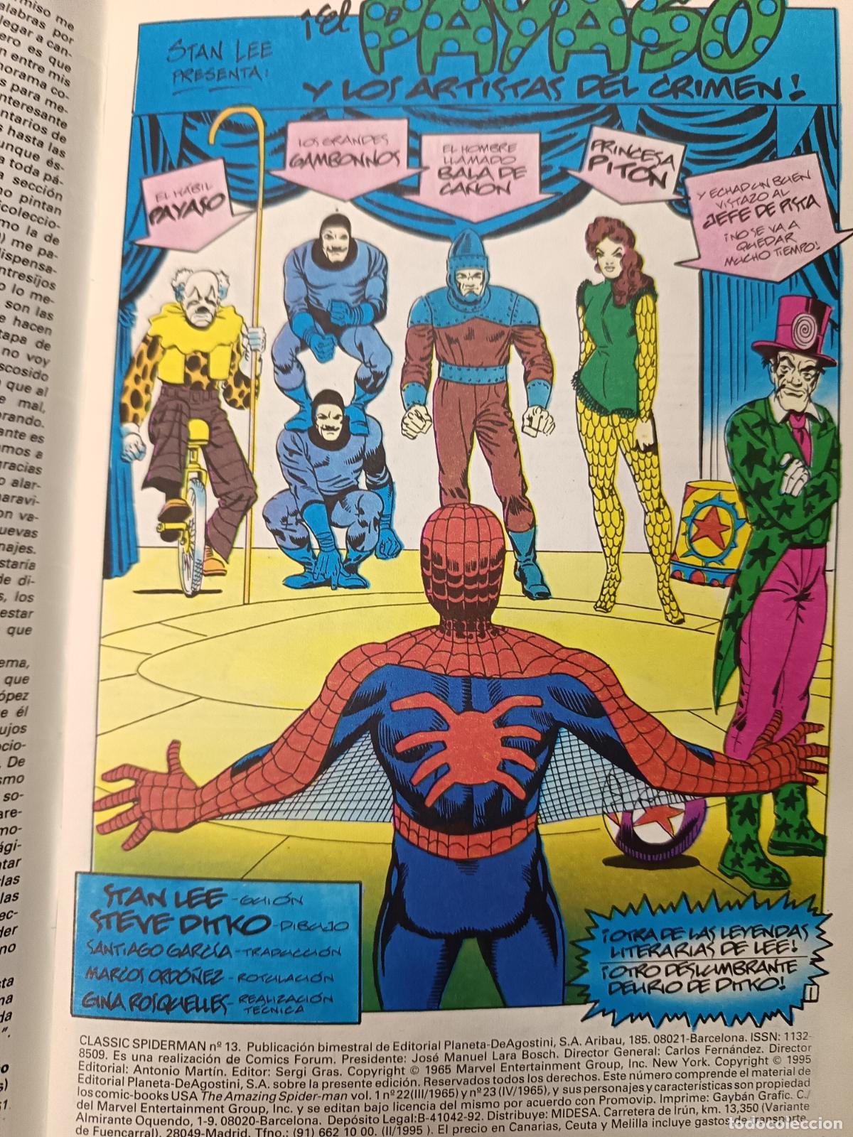 C&oacute;mics: CLASSIC SPIDERMAN N&ordm; 13, MARVEL COMICS FORUM SPIDER-MAN - Foto 2
