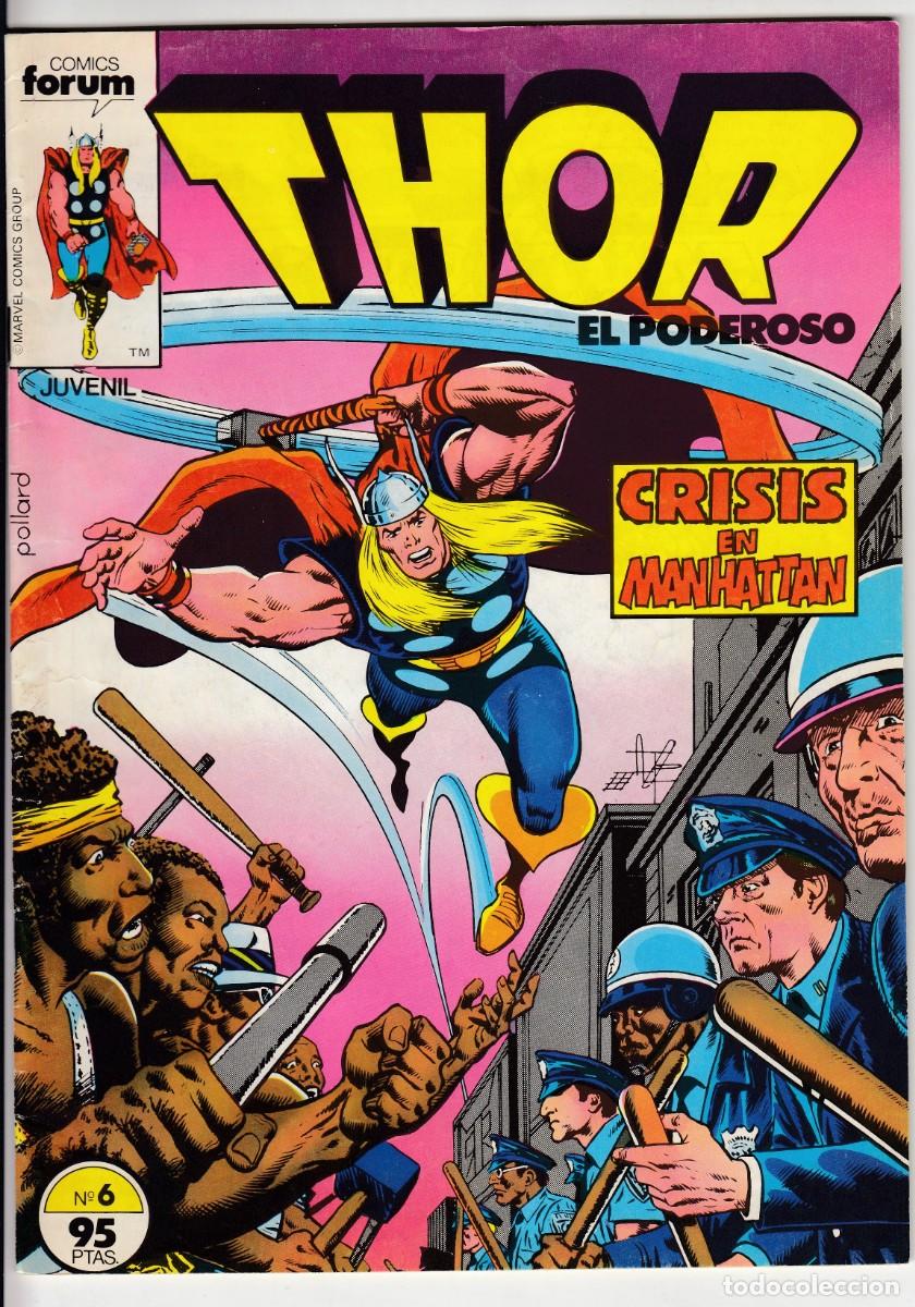 C&oacute;mics: THOR EL PODEROSO, F&oacute;rum n&ordm;6, CRISIS EN MANHATTAN, Env&iacute;o gratis - Foto 1