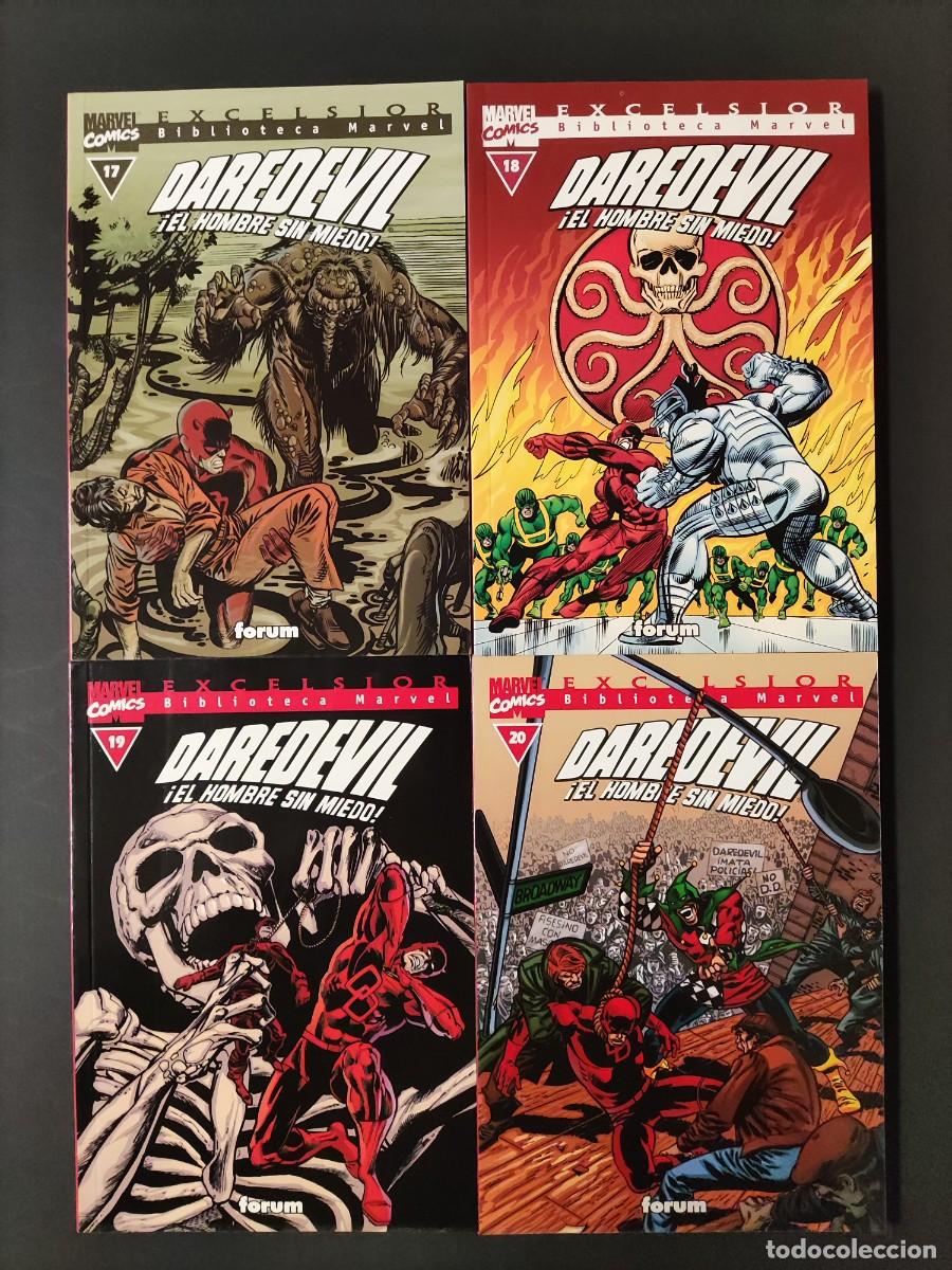 C&oacute;mics: DE FORUM. DAREDEVIL BIBLIOTECA MARVEL 1-22 COL COMPLETA. COMO NUEVOS - Foto 5