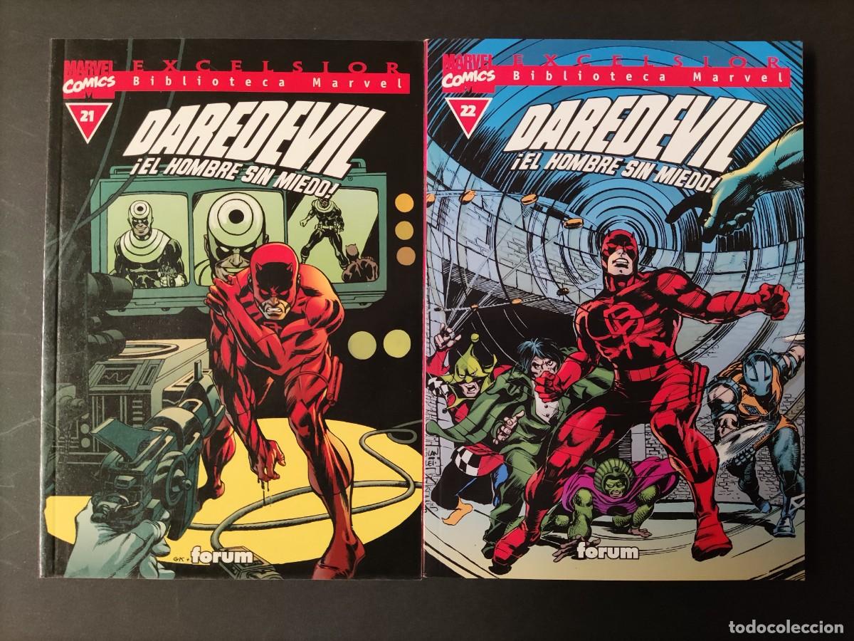 C&oacute;mics: DE FORUM. DAREDEVIL BIBLIOTECA MARVEL 1-22 COL COMPLETA. COMO NUEVOS - Foto 6