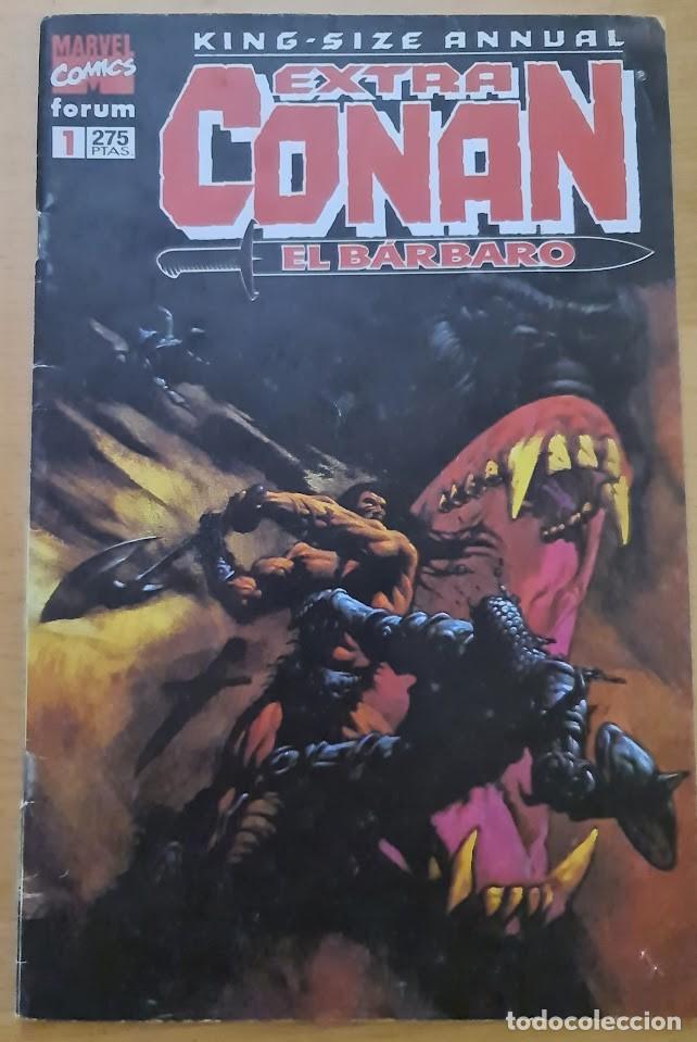 C&oacute;mics: EXTRA CONAN EL BARBARO KING SIZE ANNUAL 1. FORUM - Foto 1