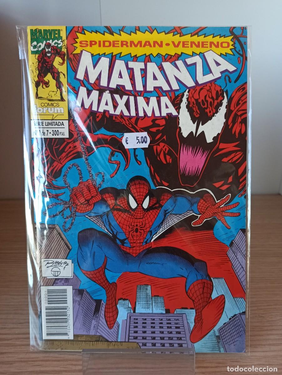 C&oacute;mics: SPIDERMAN &middot; VENENO - MATANZA MAXIMA (Ed. Comics Forum) N&ordm; 1 de 7 - Foto 1